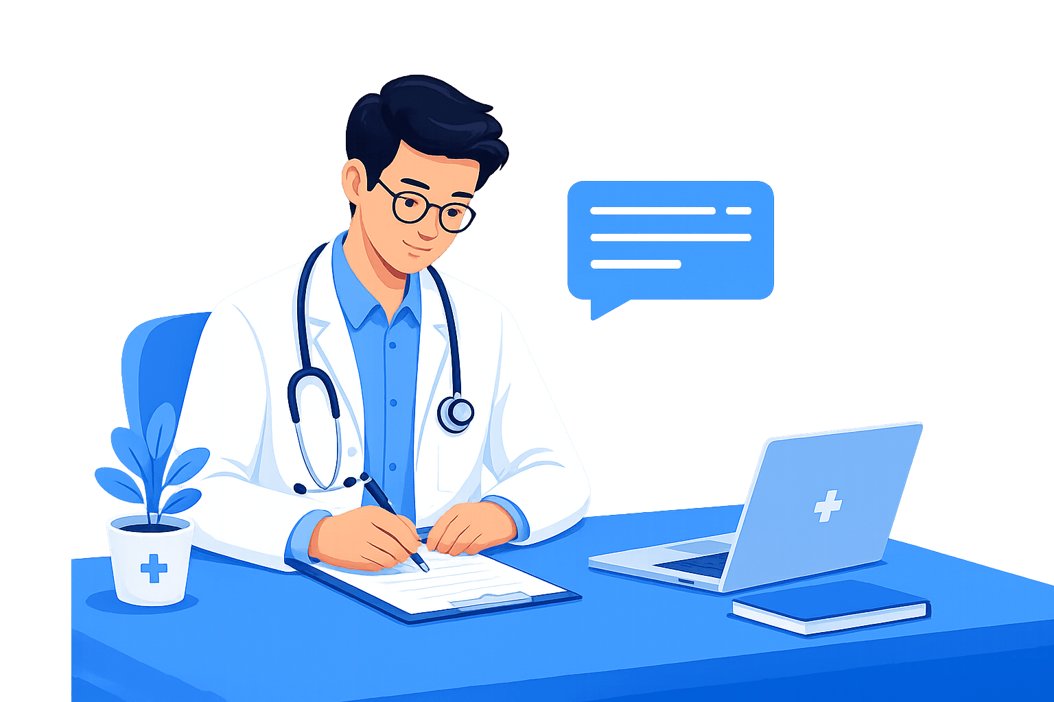 Healthcare Login Illustration